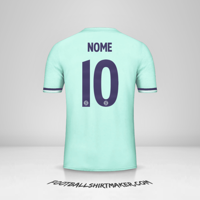 Maglia FC Bayern Munchen Cup 2018/19 Seconda -  nome - 10