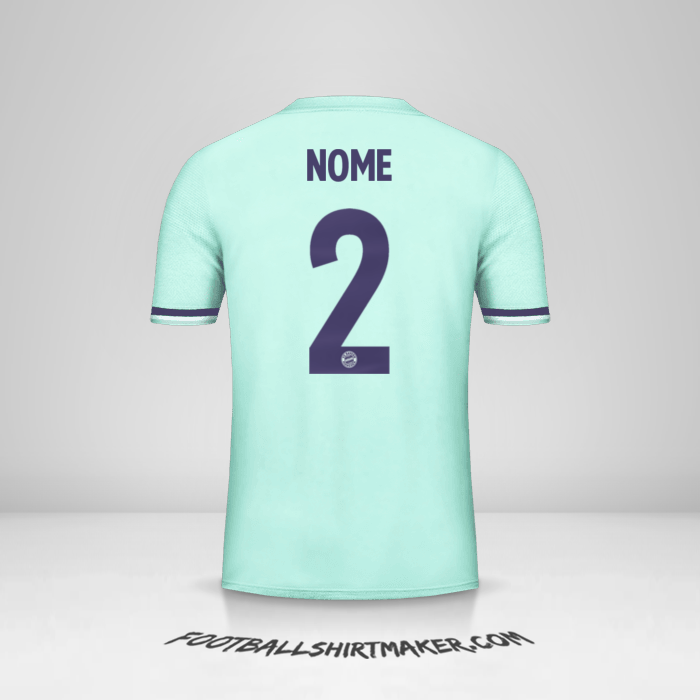 Camisa FC Bayern Munchen Cup 2018/19 Alternativa -  nome - 2