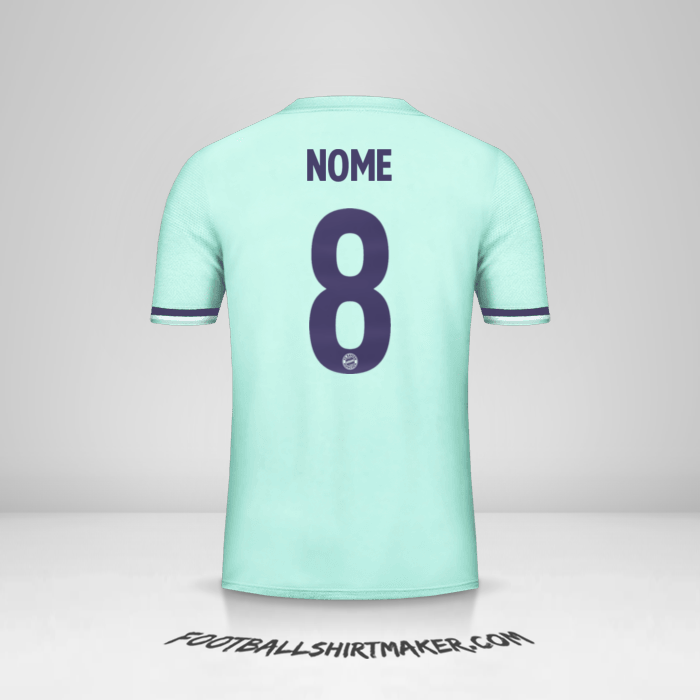 Camisa FC Bayern Munchen Cup 2018/19 Alternativa -  nome - 8