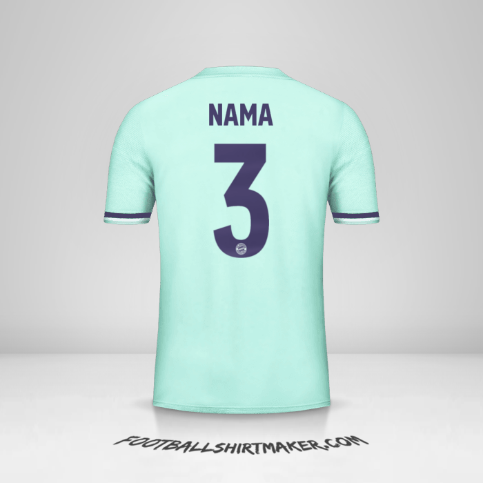 Jersey FC Bayern Munchen Cup 2018/19 Alternatif -  nama - 3