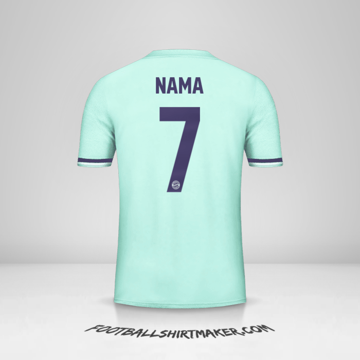 Jersey FC Bayern Munchen Cup 2018/19 Alternatif -  nama - 7
