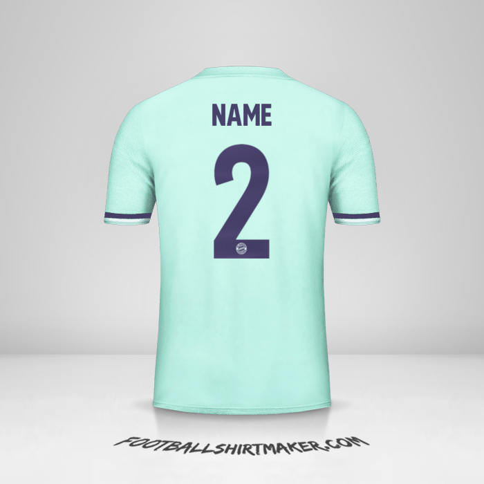 Shirt FC Bayern Munchen Cup 2018/19 Away -  name - 2