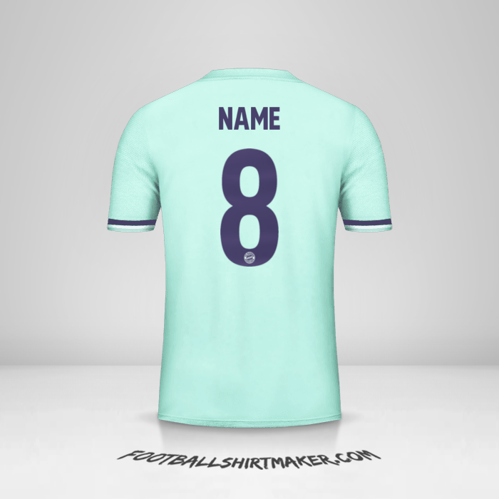 Trikot FC Bayern Munchen Cup 2018/19 Auswärts -  name - 8