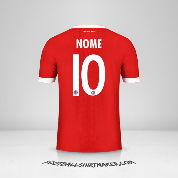 Maglia FC Bayern Munchen Cup 2017/18 -  nome - 10