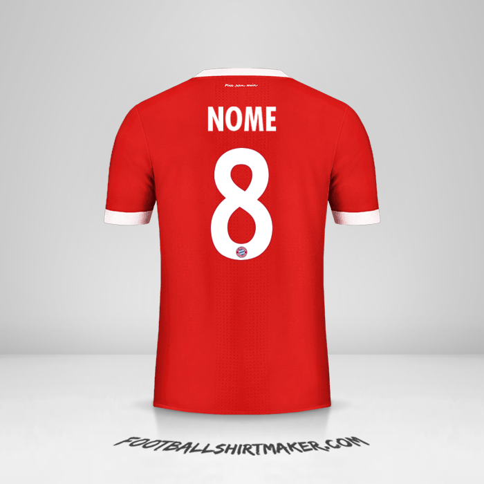 Maglia FC Bayern Munchen Cup 2017/18 -  nome - 8