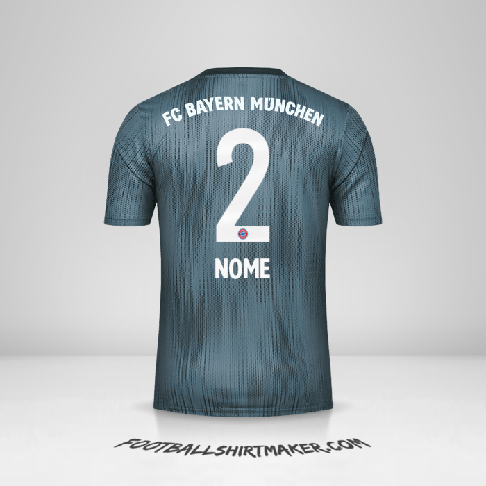 Maglia FC Bayern Munchen 2018/19 Terza -  nome - 2