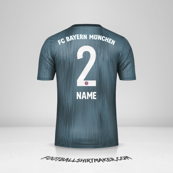 Shirt FC Bayern Munchen 2018/19 Third -  name - 2