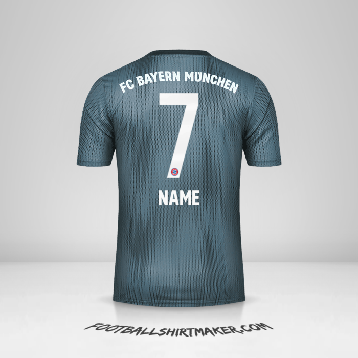 Shirt FC Bayern Munchen 2018/19 Third -  name - 7