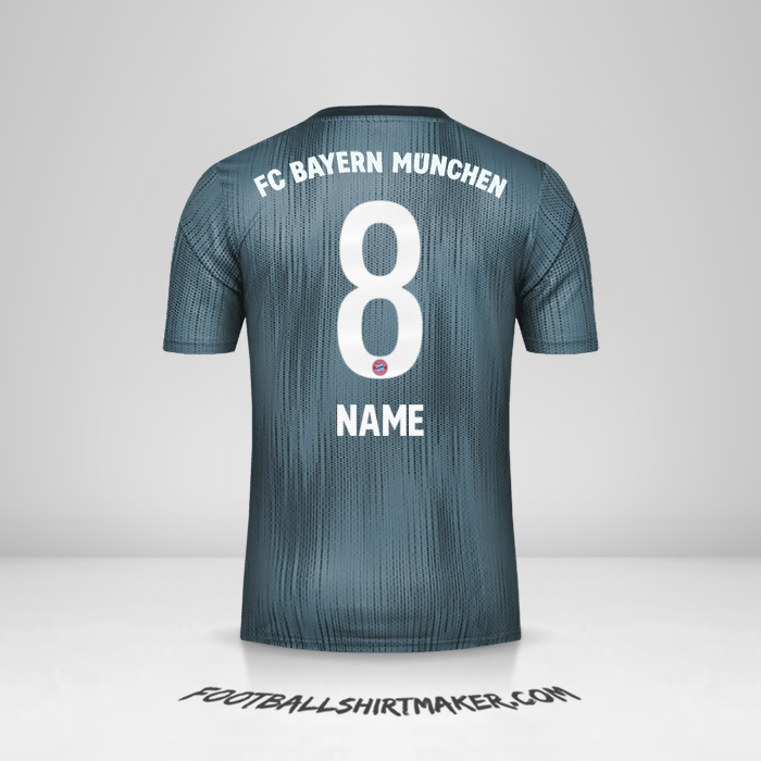Trikot FC Bayern Munchen 2018/19 Dritte -  name - 8