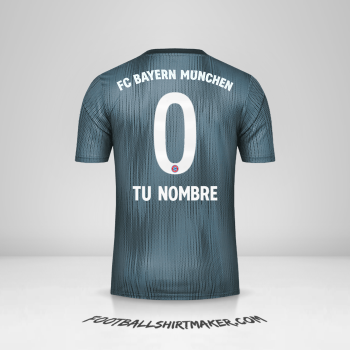Jersey FC Bayern Munchen 2018/19 III -  tu nombre - 0