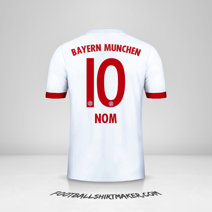Maillot FC Bayern Munchen 2017/18 Troisième -  nom - 10