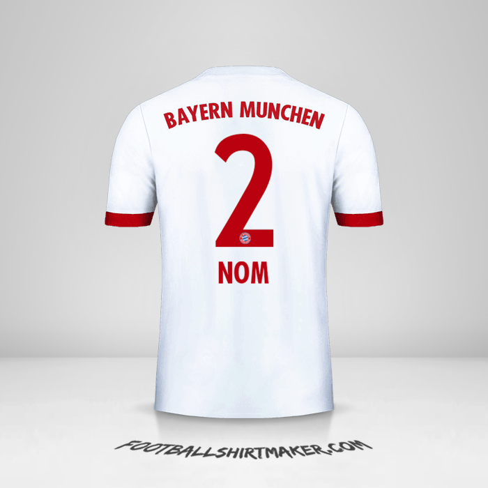 Maillot FC Bayern Munchen 2017/18 Troisième -  nom - 2