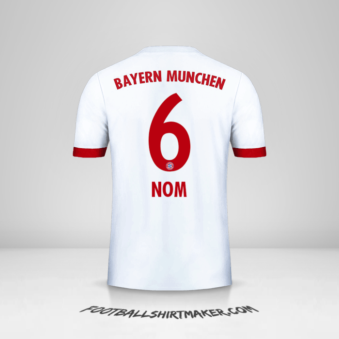 Maillot FC Bayern Munchen 2017/18 Troisième -  nom - 6