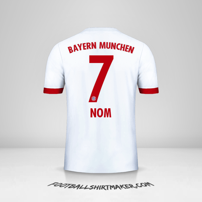 Maillot FC Bayern Munchen 2017/18 Troisième -  nom - 7
