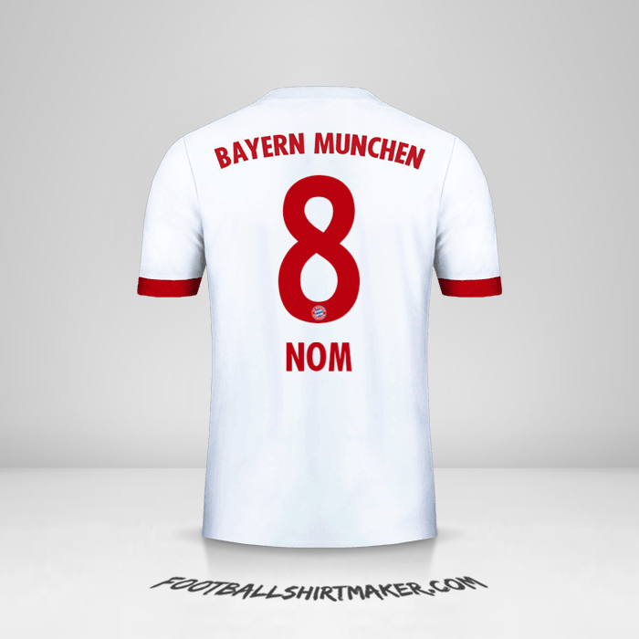 Maillot FC Bayern Munchen 2017/18 Troisième -  nom - 8