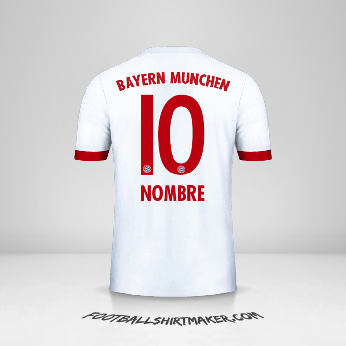 Jersey FC Bayern Munchen 2017/18 Tercera -  nombre - 10