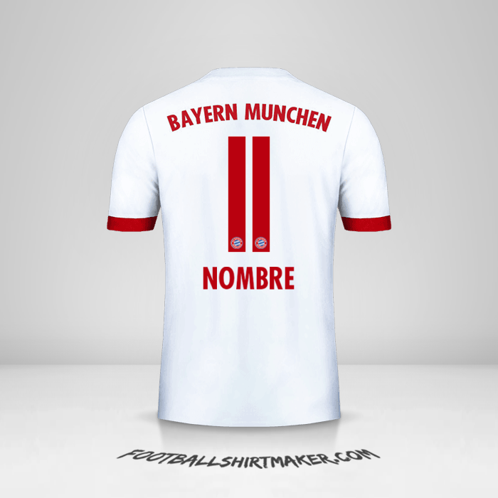 Jersey FC Bayern Munchen 2017/18 Tercera -  nombre - 11