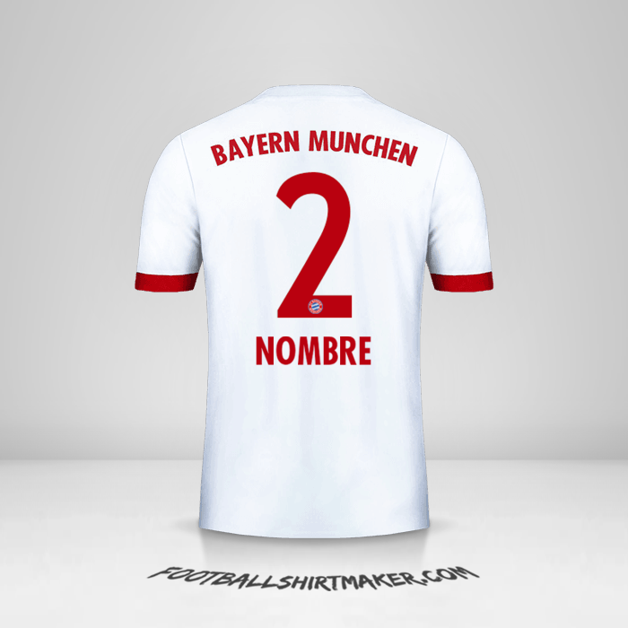 Camiseta FC Bayern Munchen 2017/18 Tercera -  nombre - 2