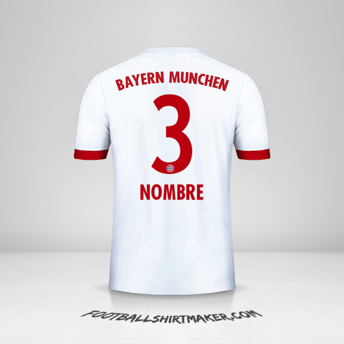 Jersey FC Bayern Munchen 2017/18 Tercera -  nombre - 3