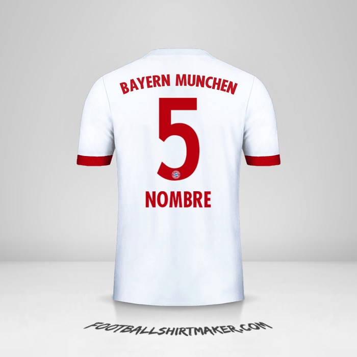 Jersey FC Bayern Munchen 2017/18 Tercera -  nombre - 5