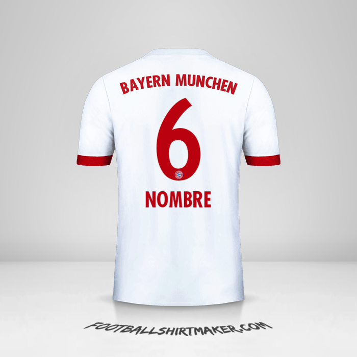 Jersey FC Bayern Munchen 2017/18 Tercera -  nombre - 6