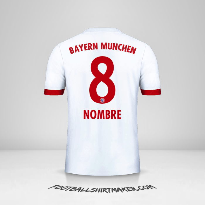 Jersey FC Bayern Munchen 2017/18 Tercera -  nombre - 8