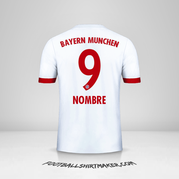 Jersey FC Bayern Munchen 2017/18 Tercera -  nombre - 9
