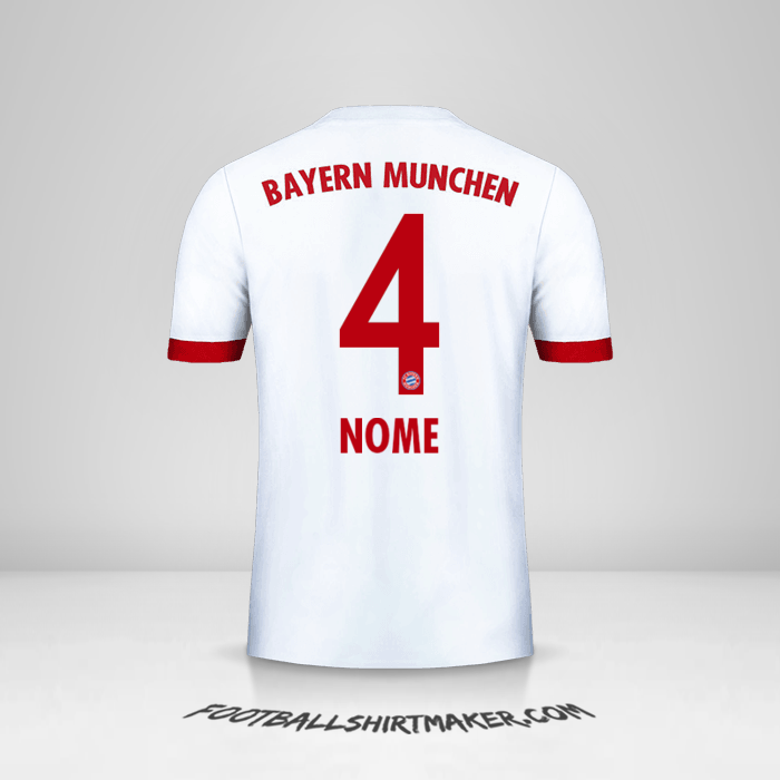 Camisola FC Bayern Munchen 2017/18 Terceira -  nome - 4