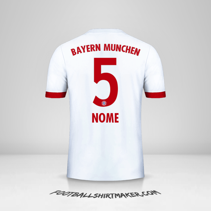 Camisa FC Bayern Munchen 2017/18 Terceira -  nome - 5