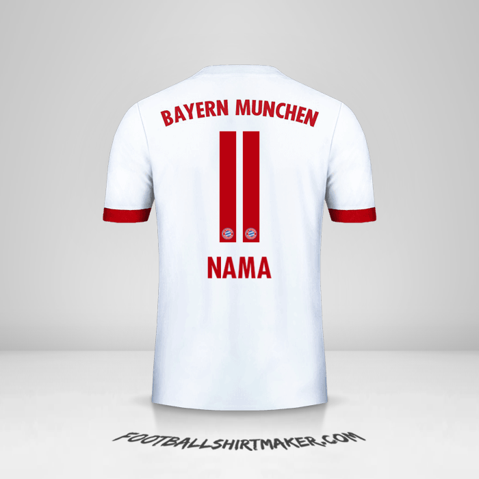 Jersey FC Bayern Munchen 2017/18 Ketiga -  nama - 11