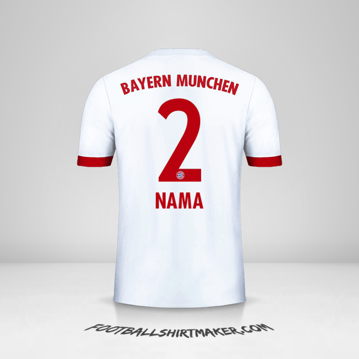Jersey FC Bayern Munchen 2017/18 Ketiga -  nama - 2