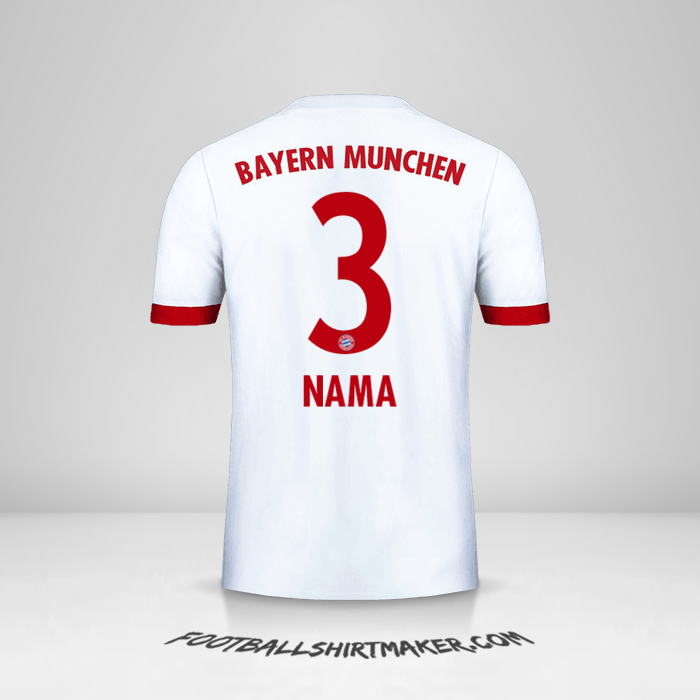 Jersey FC Bayern Munchen 2017/18 Ketiga -  nama - 3
