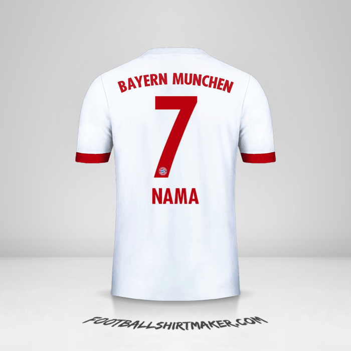 Jersey FC Bayern Munchen 2017/18 Ketiga -  nama - 7