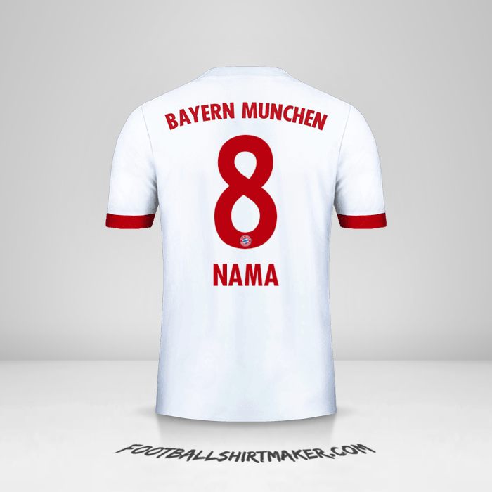 Jersey FC Bayern Munchen 2017/18 Ketiga -  nama - 8