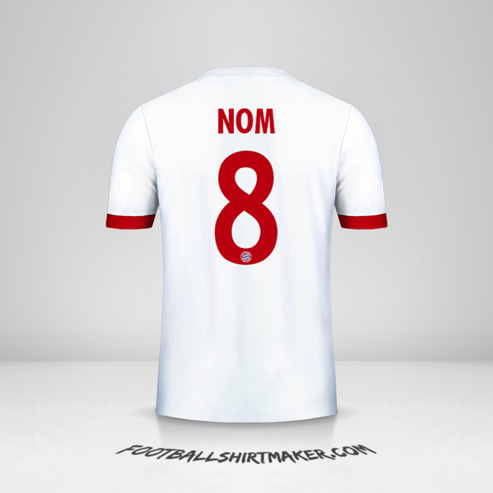 Maillot FC Bayern Munchen Cup 2017/18 Troisième -  nom - 8