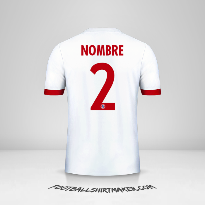 Jersey FC Bayern Munchen Cup 2017/18 Tercera -  nombre - 2