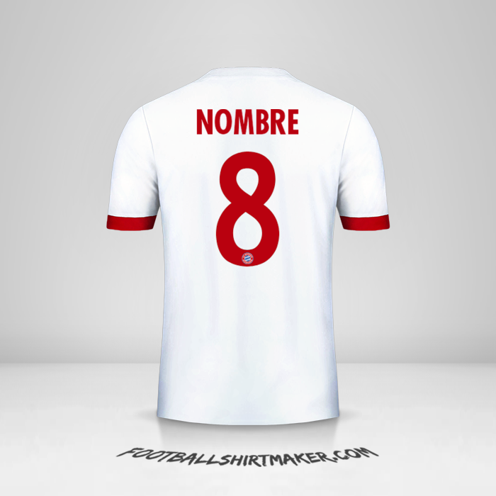 Jersey FC Bayern Munchen Cup 2017/18 Tercera -  nombre - 8