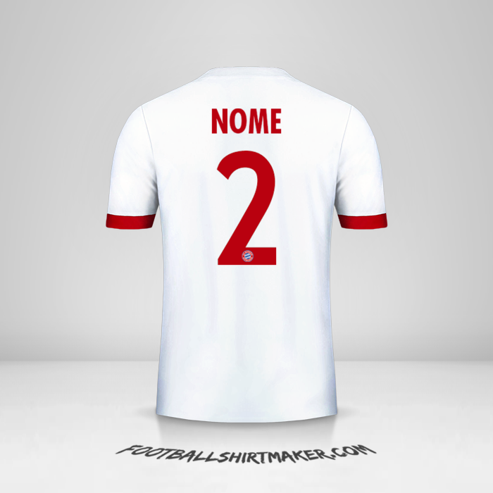 Camisa FC Bayern Munchen Cup 2017/18 Terceira -  nome - 2