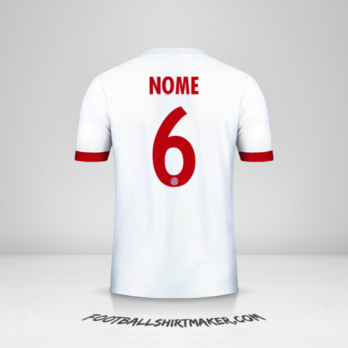 Camisa FC Bayern Munchen Cup 2017/18 Terceira -  nome - 6