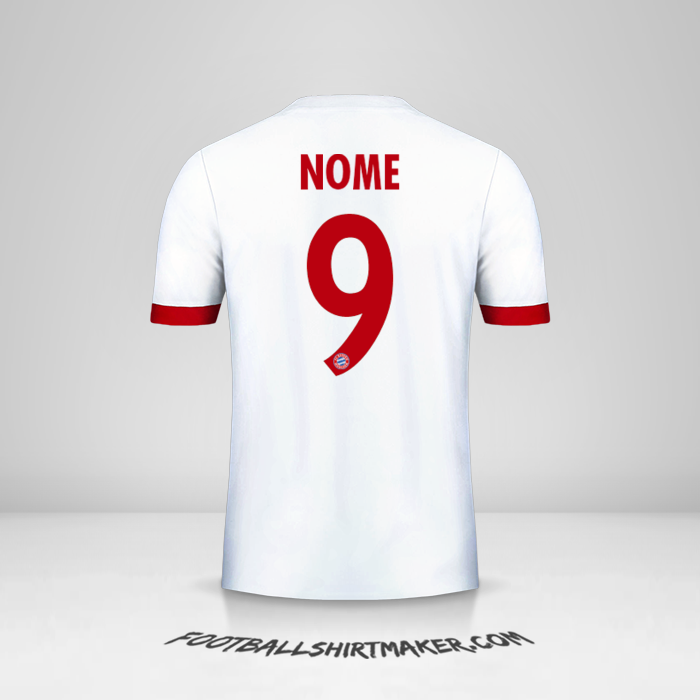 Camisa FC Bayern Munchen Cup 2017/18 Terceira -  nome - 9