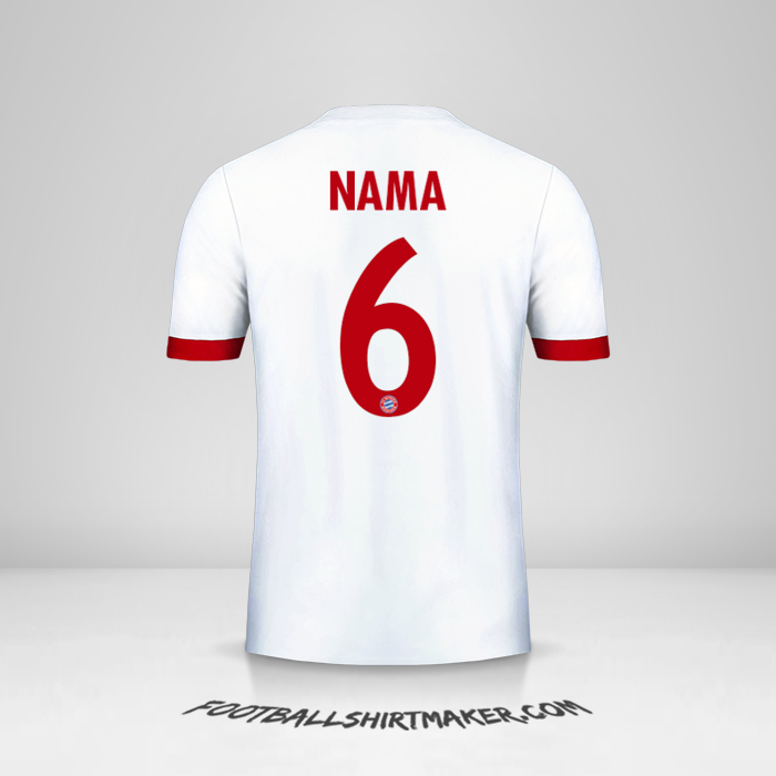 Jersey FC Bayern Munchen Cup 2017/18 Ketiga -  nama - 6