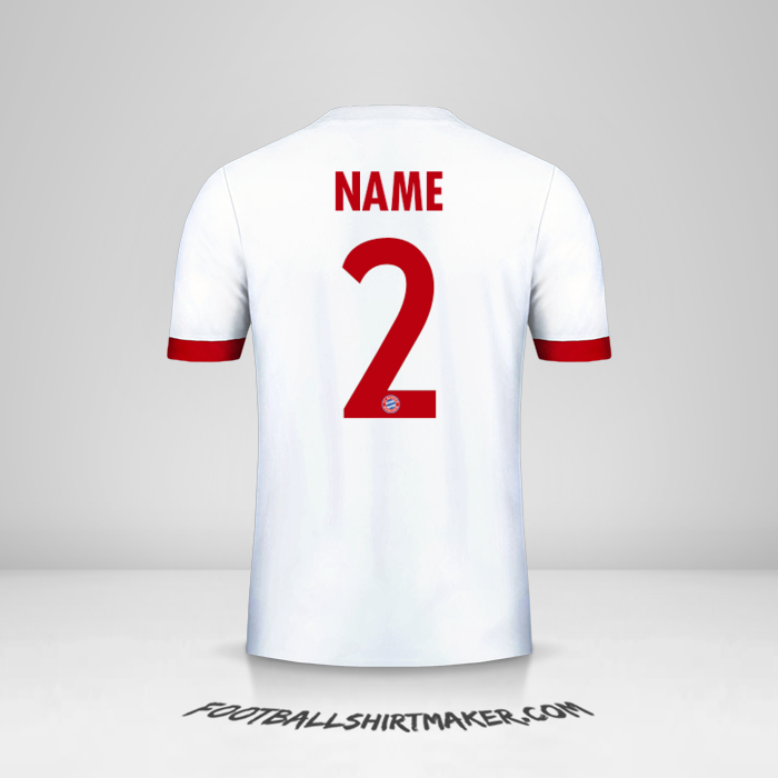 Jersey FC Bayern Munchen Cup 2017/18 Third -  name - 2