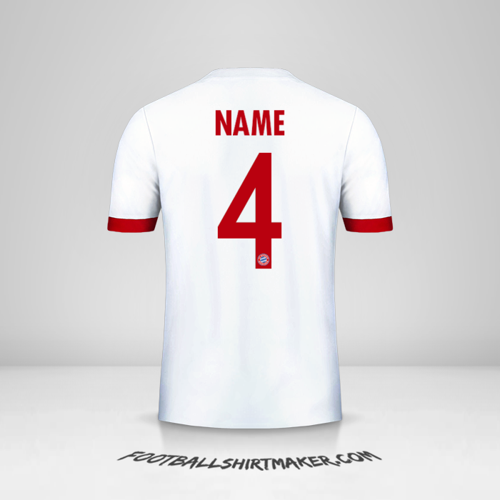Shirt FC Bayern Munchen Cup 2017/18 Third -  name - 4