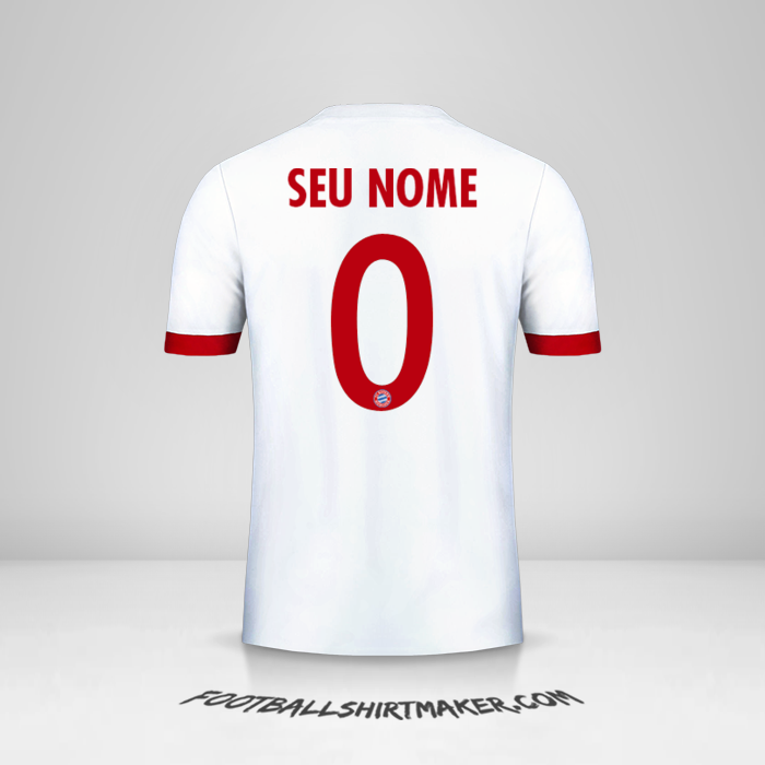 Camisa FC Bayern Munchen Cup 2017/18 III -  seu nome - 0