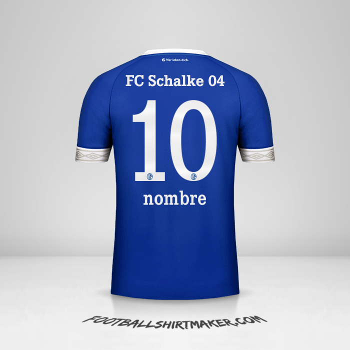 Jersey Schalke 04 2018/19 -  nombre - 10