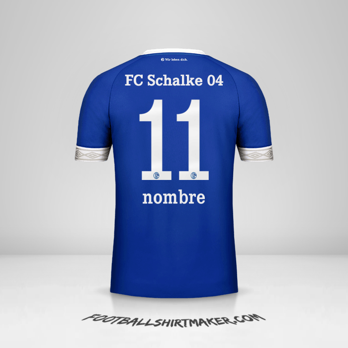 Jersey Schalke 04 2018/19 -  nombre - 11