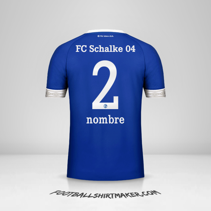 Jersey Schalke 04 2018/19 -  nombre - 2