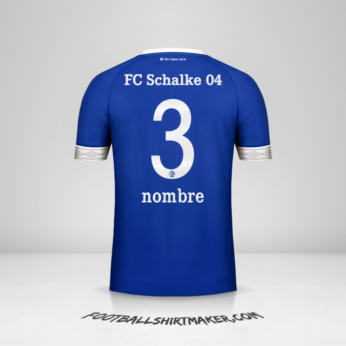 Jersey Schalke 04 2018/19 -  nombre - 3