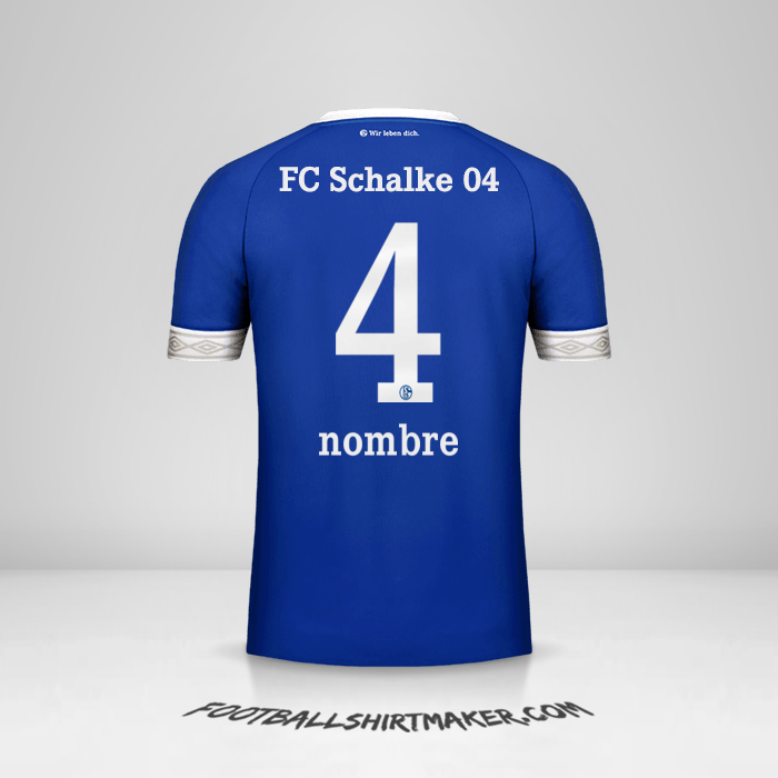 Jersey Schalke 04 2018/19 -  nombre - 4