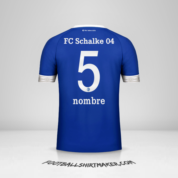 Jersey Schalke 04 2018/19 -  nombre - 5